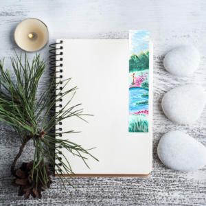 Hill n Pink Bookmark