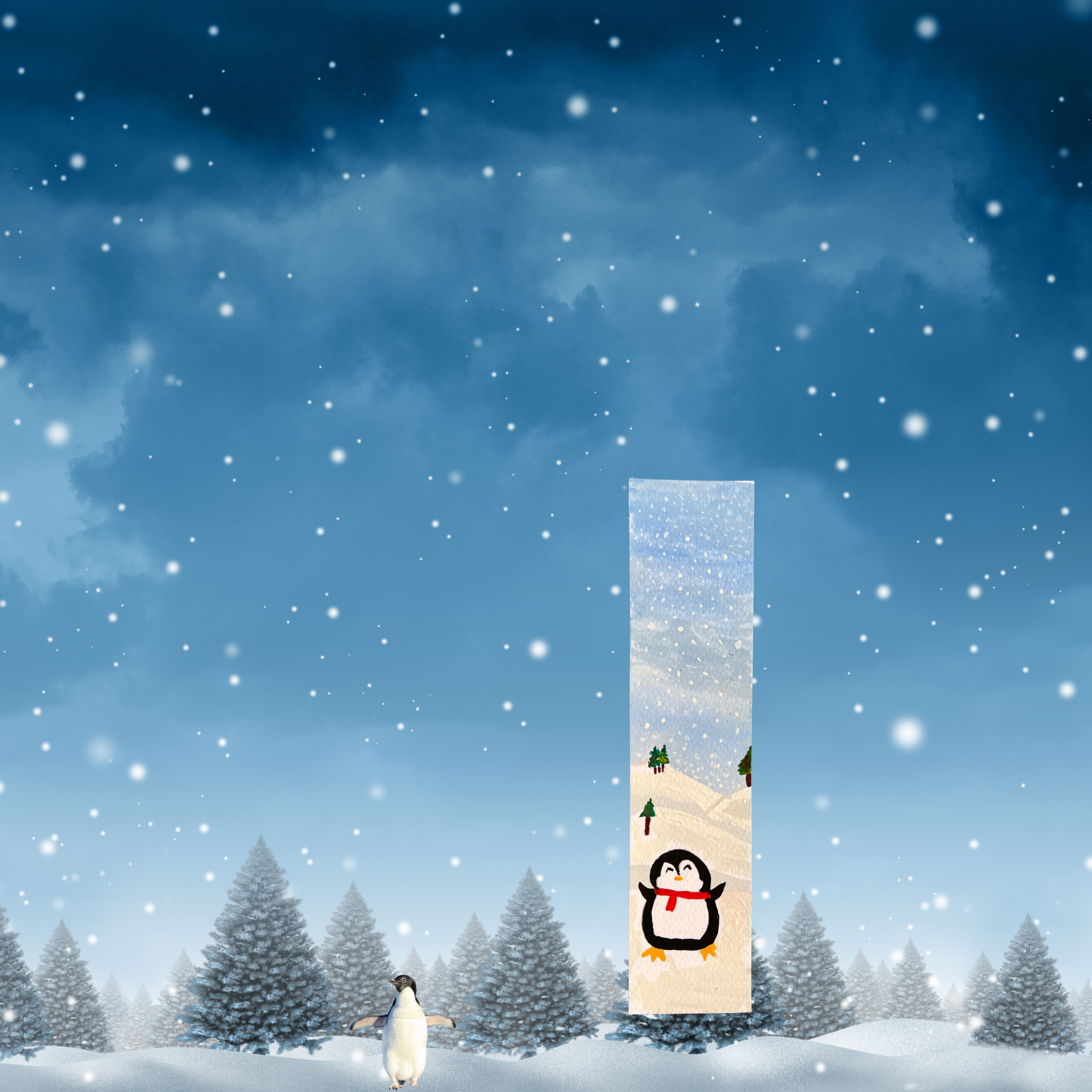 Snow Bookmark - Image 3