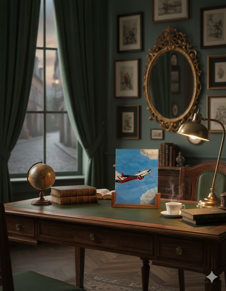 Airplane Wooden Stand - Image 2