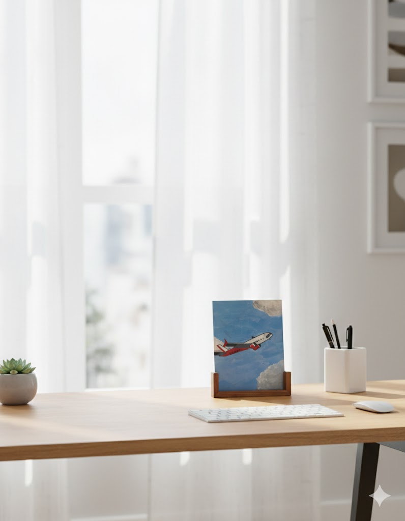 Airplane Wooden Stand - Image 3