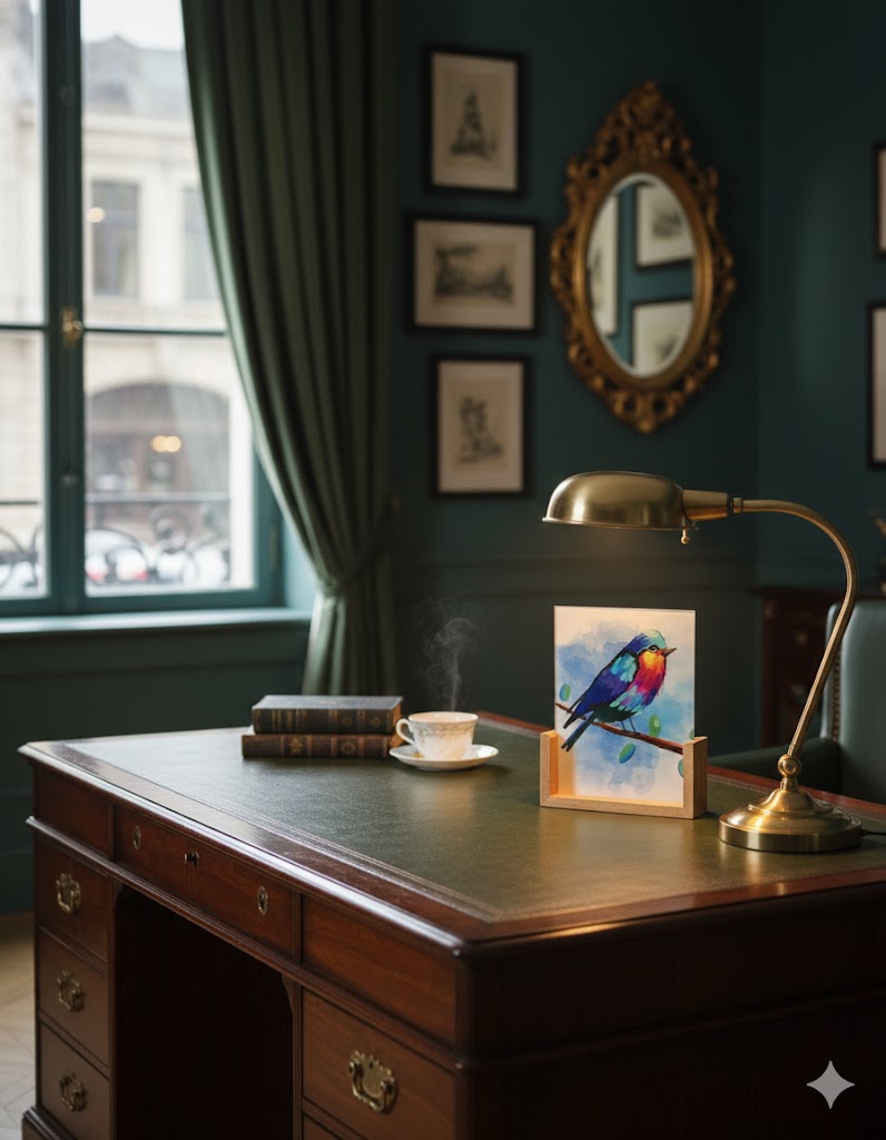 Digital Bird wooden stand - Image 3