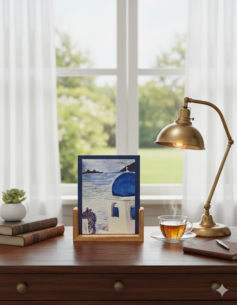 Santorini Wooden stand