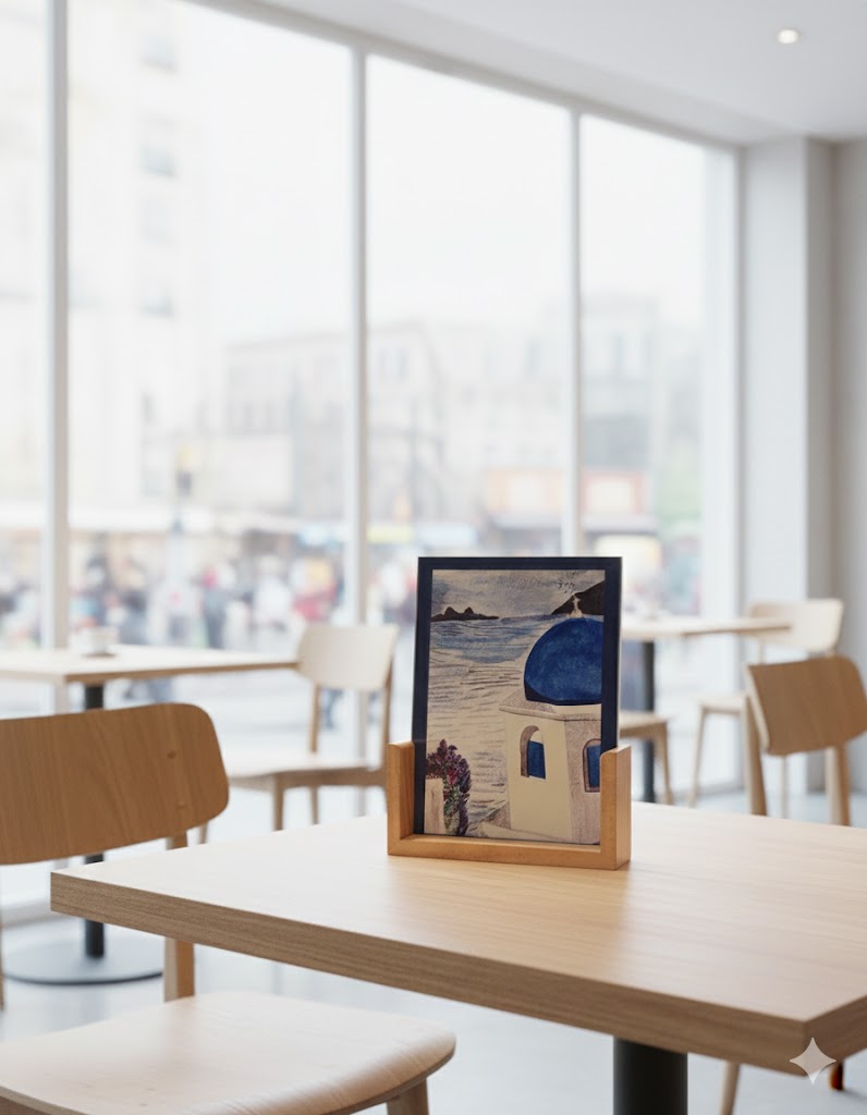 Santorini Wooden stand - Image 3