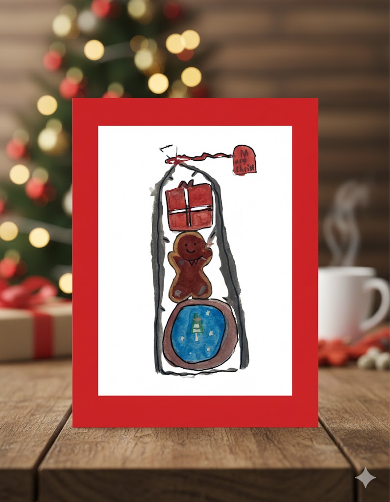 Gingerbread Greeting Card - Image 2