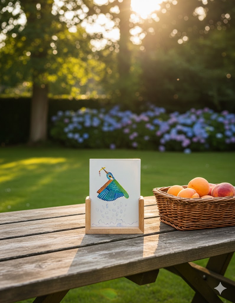 Kingfisher wooden stand - Image 3