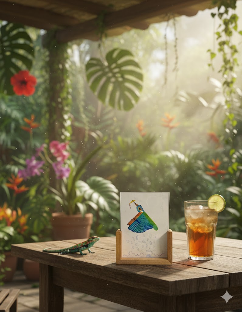 Kingfisher wooden stand - Image 2