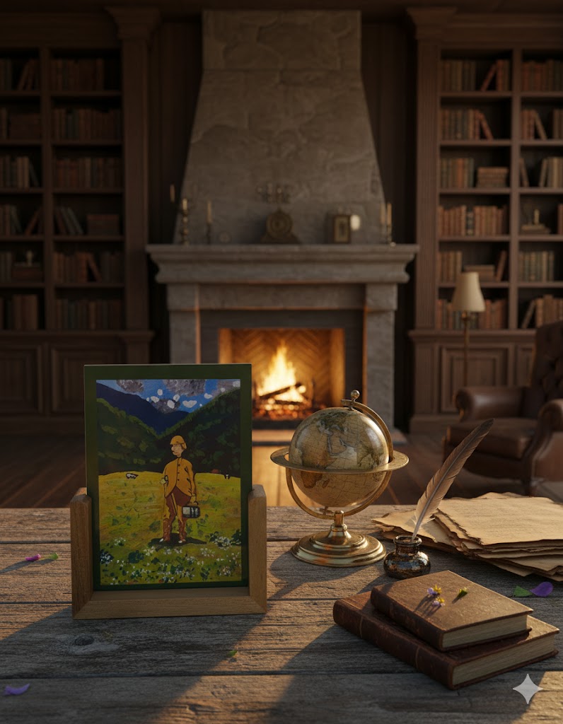 Scenic Man with wooden stand - Image 2