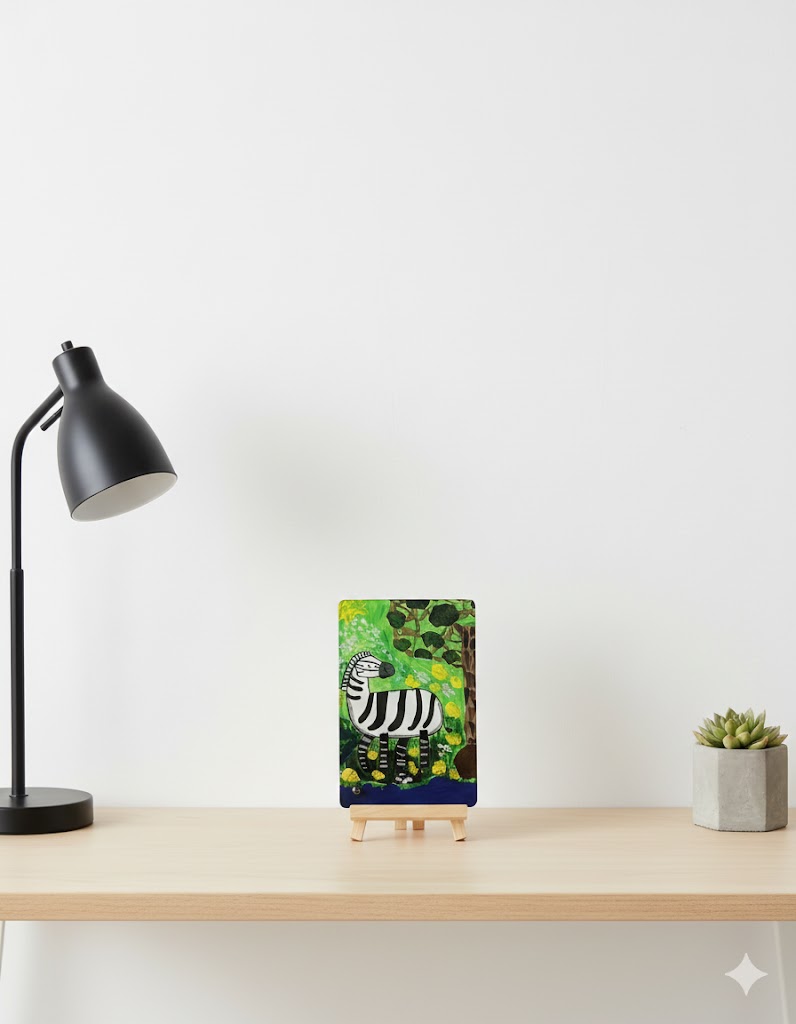 Zebra acrylic Metal Screw