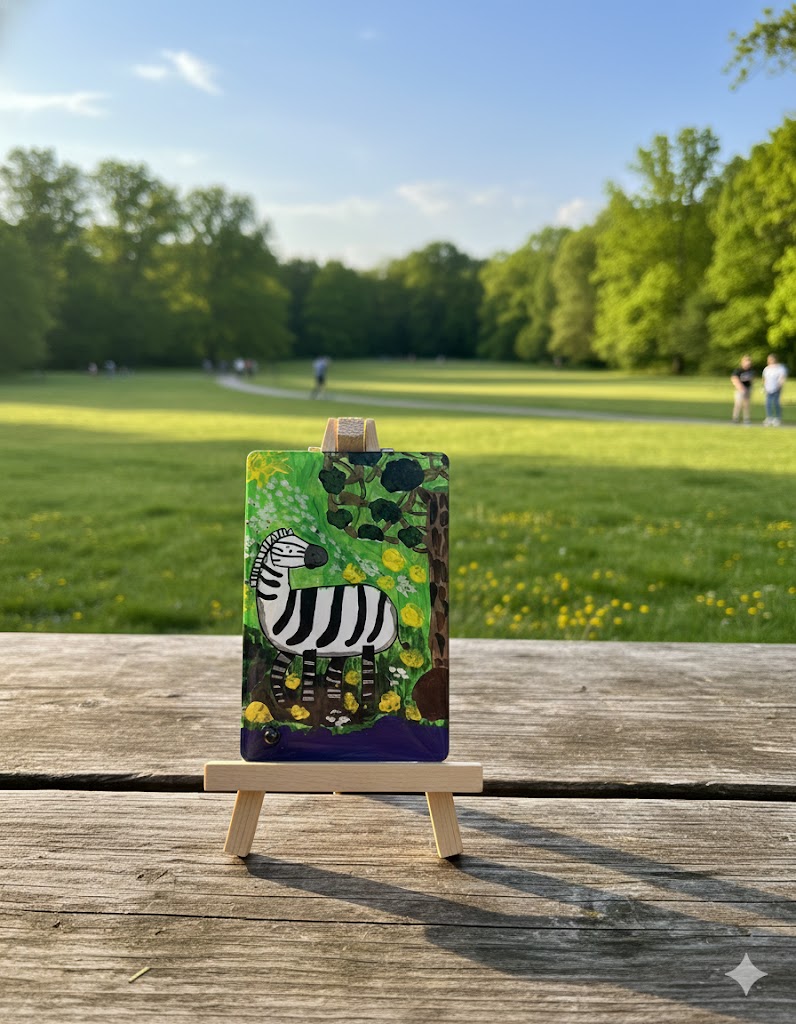 Zebra acrylic Metal Screw - Image 2